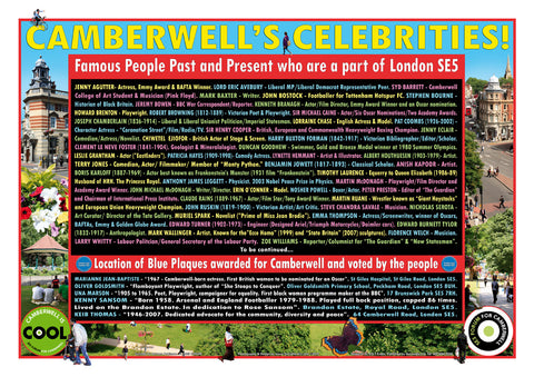 Camberwell Celebrities! (A3 poster)