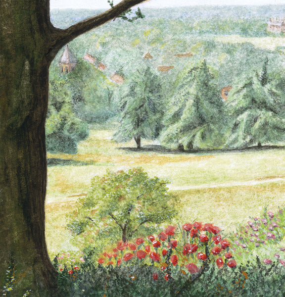 View from Pembroke Lodge Gardens - Richmond Park