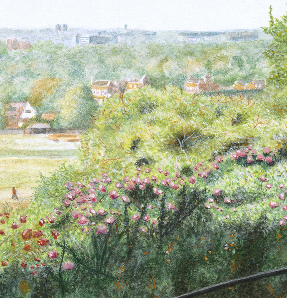 View from Pembroke Lodge Gardens - Richmond Park
