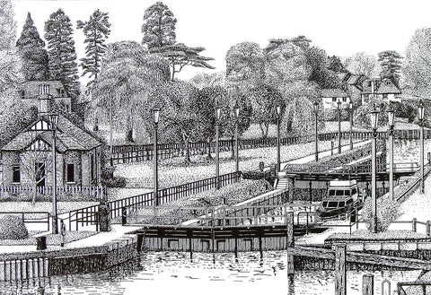 Teddington Lock, Middlesex