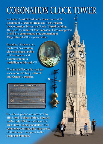 Coronation Clock Tower - Surbiton - Surrey