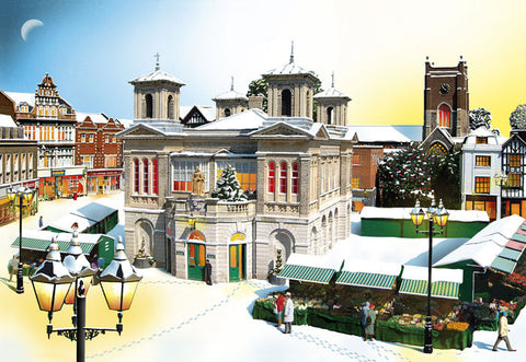 Market Place - Kingston Upon Thames - Christmas Card
